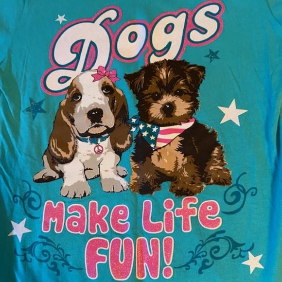 2/$30 Kohl's Patriotic Design T-Shirt Girls Size XL NWT - Picture 2 of 8